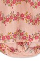Konges Sløjd rochie din bumbac pentru bebeluși BELLA FRILL ROMPER GOTS KS102295 roz