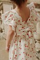 Dětské bavlněné šaty Konges Sløjd EVIA BOW DRESS GOTS KS102447