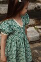 Konges Sløjd rochie din bumbac pentru copii COEUR LACE DRESS GOTS KS102650