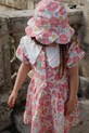Konges Sløjd sukienka bawełniana dziecięca COEUR COLLAR DRESS GOTS KS102649