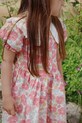 Konges Sløjd sukienka bawełniana dziecięca COEUR COLLAR DRESS GOTS KS102649