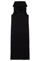 Хлопковое детское платье Diesel DYTES DRESS J02203 чёрный SS25