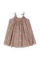 Дівчинка Дитяча бавовняна сукня Konges Sløjd PACEY STRAP DRESS GOTS KS101007 рожевий
