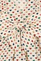 Dievčenské šaty Konges Sløjd EVIA BOW DRESS GOTS béžová KS103055