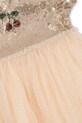 Φόρεμα Konges Sløjd STARLA PUFF SLEEVE DRESS KS103060 μπεζ