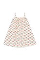 Φόρεμα Konges Sløjd BASIC STRAP DRESS GOTS βαμβάκι μπεζ KS103152