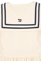 Konges Sløjd rochie din bumbac pentru copii ALLIE SAILOR DRESS GOTS bej KS103177