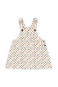 Φόρεμα Konges Sløjd FRANKIE OVERALL DRESS GOTS στρογγυλό μπεζ KS103181