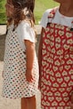 Šaty Konges Sløjd FRANKIE OVERALL DRESS GOTS KS103181 béžová
