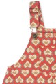 Konges Sløjd rochie FRANKIE OVERALL DRESS GOTS rosu KS103181