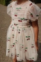 Šaty Konges Sløjd TULLIE DRESS látka béžová KS103185