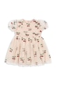 Šaty Konges Sløjd TULLIE DRESS KS103185 béžová SS25