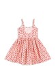 Παιδικό φόρεμα Konges Sløjd MOUSSE DRESS KS103201 ροζ SS25