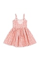 Παιδικό φόρεμα Konges Sløjd MOUSSE DRESS KS103201 ροζ SS25