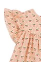 Šaty Konges Sløjd COCO DRESS GOTS KS103059 oranžová