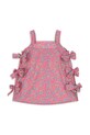 Dziewczynka Konges Sløjd sukienka PACEY BOW DRESS GOTS KS103063 różowy
