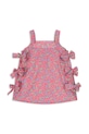 Dziewczynka Konges Sløjd sukienka PACEY BOW DRESS GOTS KS103063 różowy