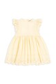 Konges Sløjd rochie POSEY DRESS mini galben KS103192