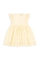 Konges Sløjd sukienka POSEY DRESS rozkloszowany żółty KS103192