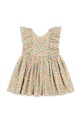 Konges Sløjd sukienka CIANNA DRESS GOTS KS103200 multicolor SS25