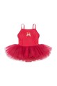 Konges Sløjd sukienka MARINA DRESS KS103214 czerwony SS25
