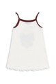 Dziewczynka Konges Sløjd sukienka ERA STRAP DRESS OCS KS103314 biały