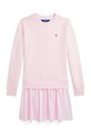 Dívčí šaty Polo Ralph Lauren mini růžová 313965124001