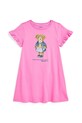 Хлопковое детское платье Polo Ralph Lauren короткий розовый 312965157002