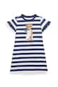 Dievčenské bavlnené šaty Polo Ralph Lauren potlač tmavomodrá 312965227001