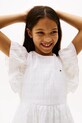 Dziewczynka Tommy Hilfiger sukienka dziecięca KG0KG08472.104.122.PPYA biały