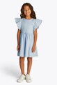 Дитяча сукня Tommy Hilfiger короткий блакитний KG0KG08472.104.122.PPYA