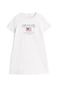 Дитяча бавовняна сукня Tommy Hilfiger KG0KG08563.116.122.PPYA білий SS25
