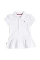 Φόρεμα μωρού Tommy Hilfiger με ελαστάν λευκό KN0KN02045.PPYA