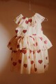 DÍVKA Dívčí šaty Konges Sløjd YVONNE FAIRY DRESS GRS KS103367 béžová