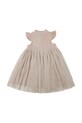 Dziewczynka Donsje sukienka dziecięca Fleurance Dress 4062900 beżowy