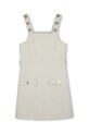 Хлопковое детское платье Michael Kors R30352.156 бежевый SS25