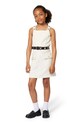 Хлопковое детское платье Michael Kors бежевый R30352.156