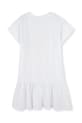 Дитяча бавовняна сукня Kenzo Kids K61025.114.150 білий SS25