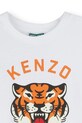 Девочка Хлопковое детское платье Kenzo Kids K61025.156 белый
