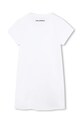 Дитяча бавовняна сукня Karl Lagerfeld Z30454.156.162 білий SS25