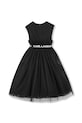 Dievča Dievčenské šaty Karl Lagerfeld Z30467.86.108 čierna