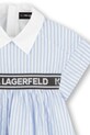 Dievčenské šaty Karl Lagerfeld modrá Z30496.86.108