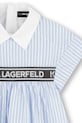 Dječja haljina Karl Lagerfeld plava Z30496.156.162