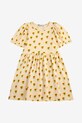 Хлопковое детское платье Bobo Choses Sunflower 125AC090 жёлтый SS25