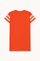 Dievča Dievčenské bavlnené šaty Tinycottons STRIPES DRESS SS25.135 oranžová