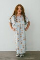 Dětské bavlněné šaty Tinycottons READERS DRESS mini modrá SS25.180