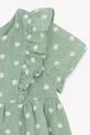 Детска рокля с лен Tartine et Chocolat зелен CA30001.104