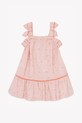 Tartine et Chocolat rochie din bumbac pentru copii CA30021.104 portocaliu SS25