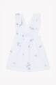 Хлопковое детское платье Tartine et Chocolat CA30141.104 белый SS25