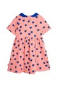 Девочка Хлопковое детское платье Mini Rodini Outlined hearts 2525011028 розовый